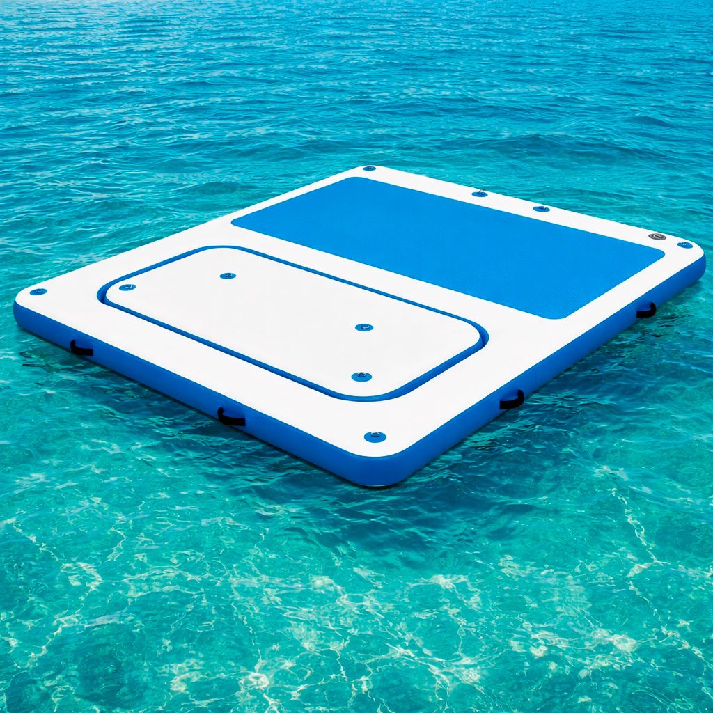 Danrelax U-Shape Inflatable Floating Dock (13.5’ x 10’)