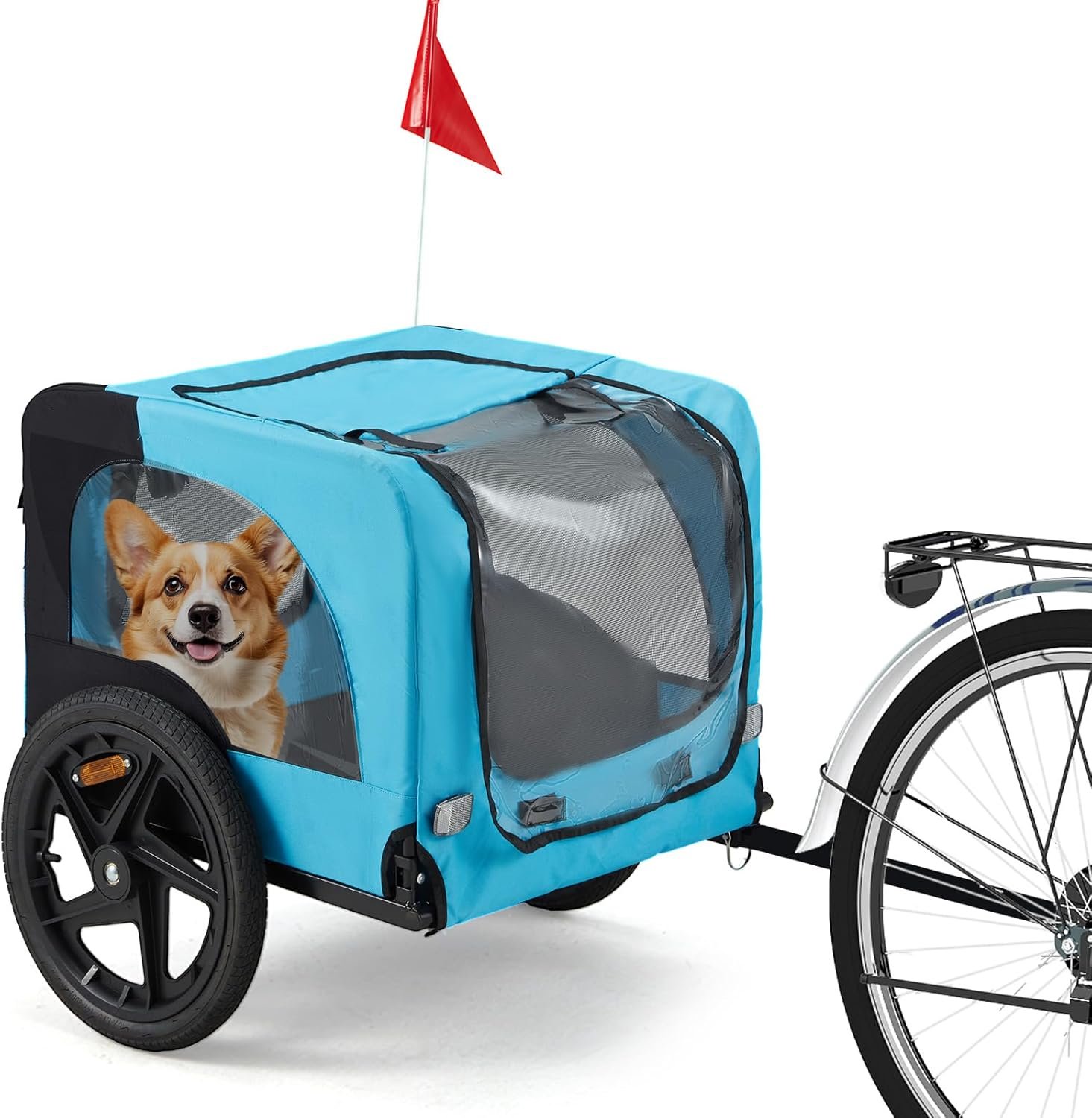 Danrelax Foldable Pet Bike Trailer