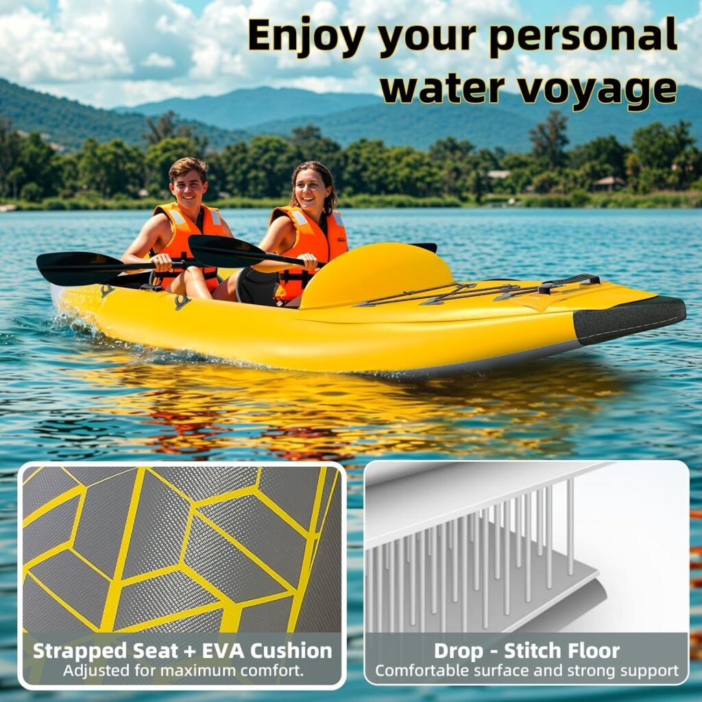 Danrelax Touring Kayak with Dual Seats and Full Kit