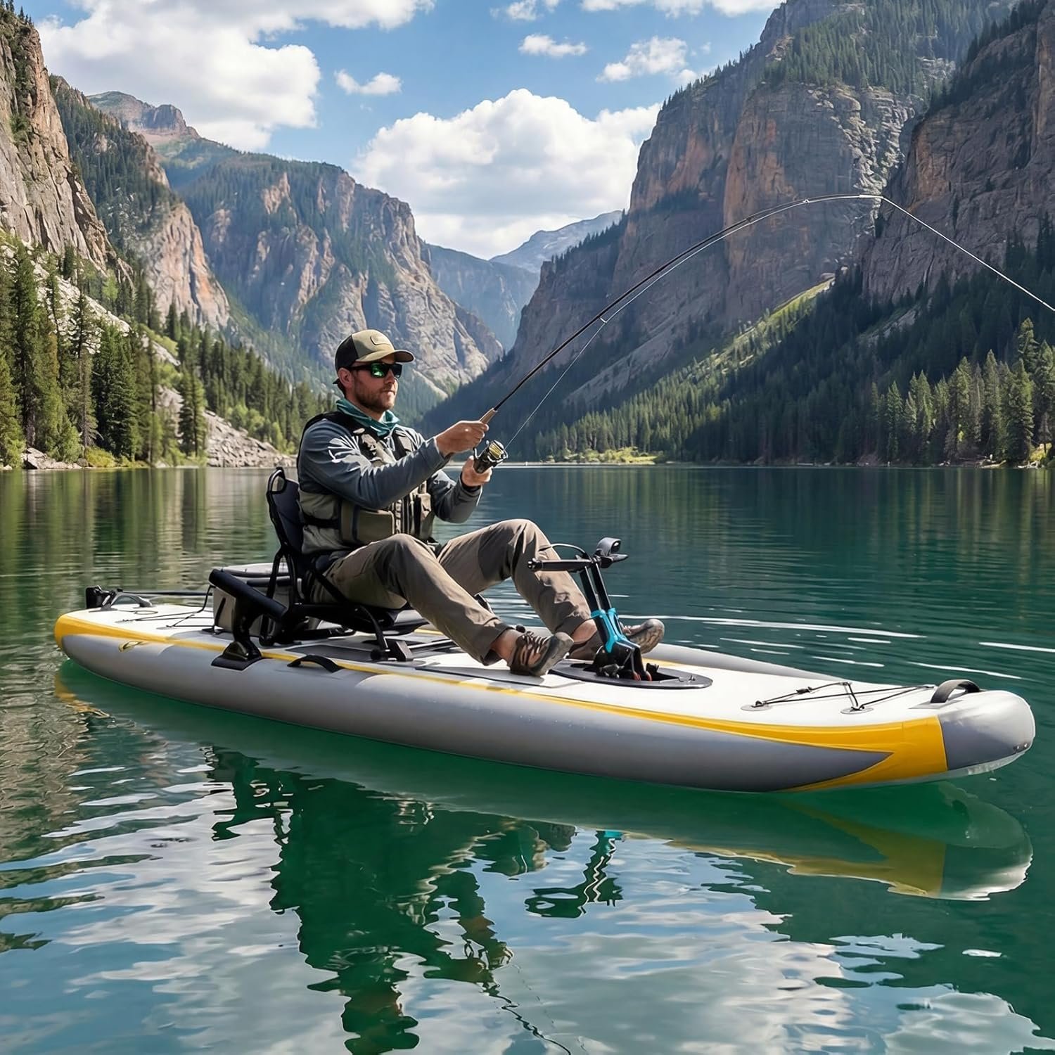 Danrelax 12ft Inflatable Pedal Kayak