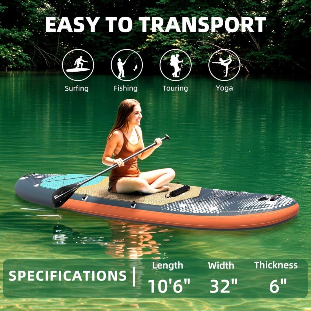 Danrelax stand up paddle board with pump and full accessory kit